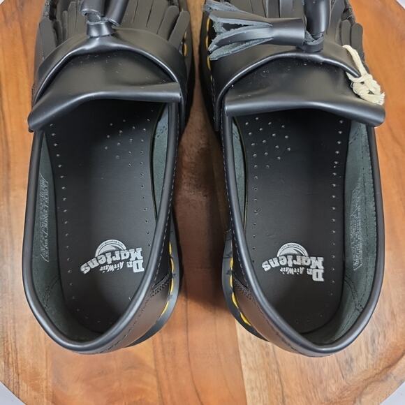 Dr Martens Adrian Quad Womens Black Size 10 Platform Leather Shoes New NWT - Picture 6 of 10